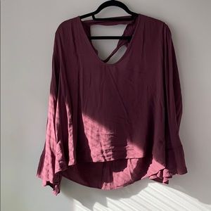 American Eagle Bow Back Blouse
